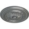 Ekena Millwork Chester Ceiling Medallion (Fits Canopies up to 2 1/4"), Hand-Painted Platinum, 15 3/4"OD x 1 7/8"P CM15CHPLS - alternate 3